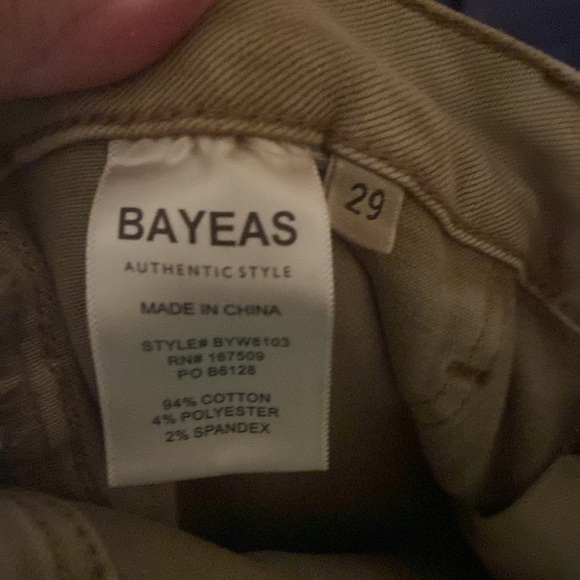 Bayeas Raw Hem Wide Leg Jeans, size 29, B003 - Picture 9 of 9